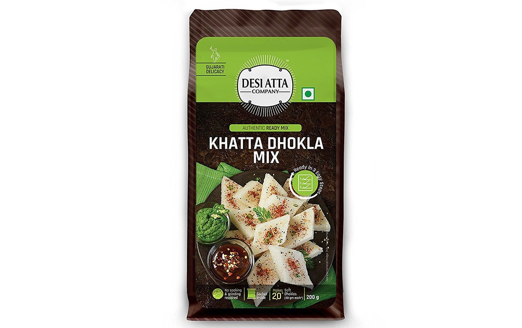 Desi Atta Khatta Dhokla Mix    Pack  200 grams